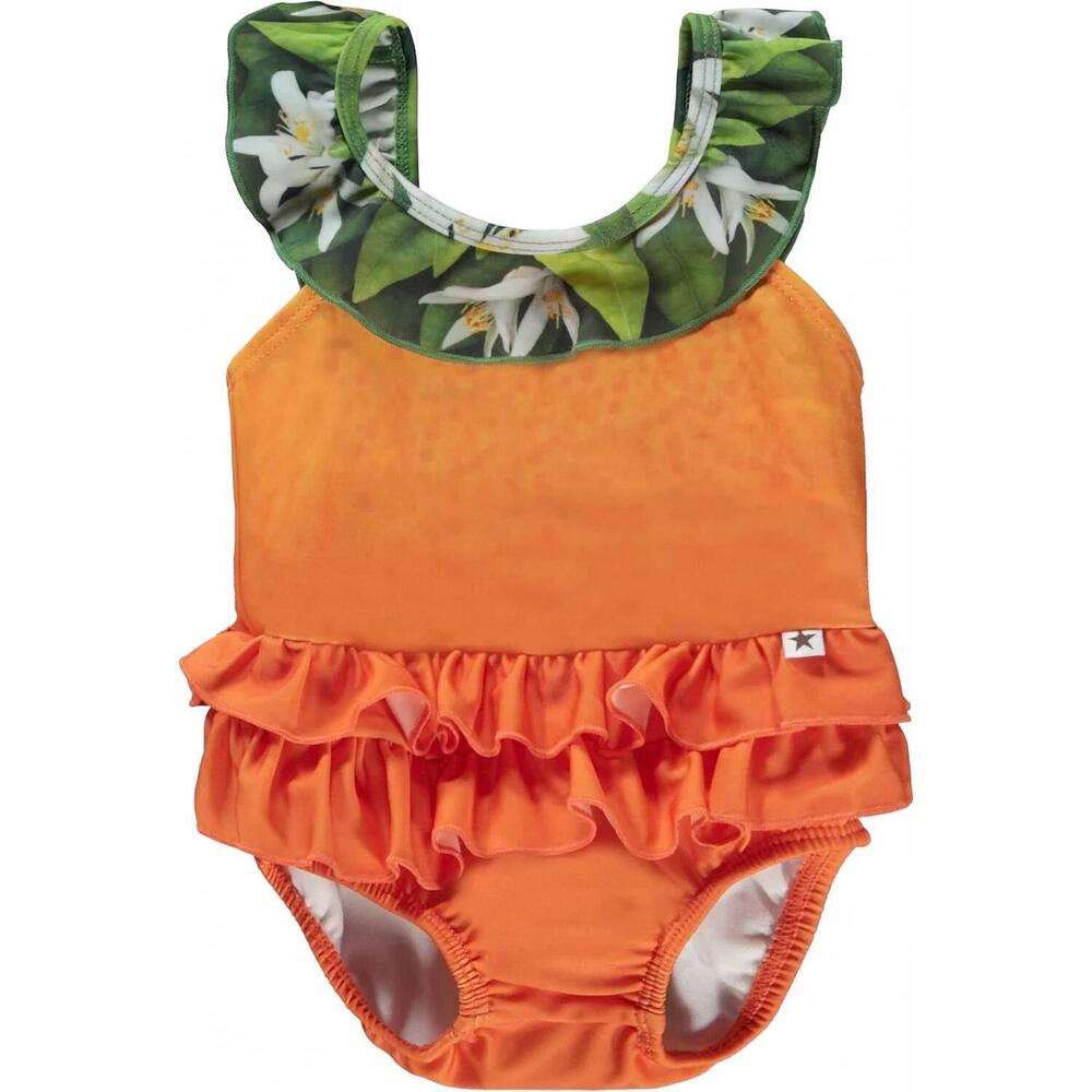 NEW MOLO kid's nalani infant swimsuit in orange